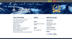 Desktop Screenshot of prismaspedizioni.com